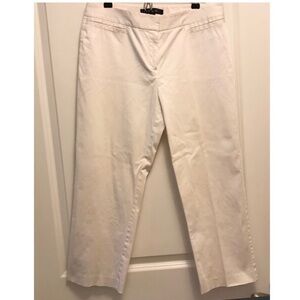 LAFAYETTE 148 NEW YORK Cropped White Pants